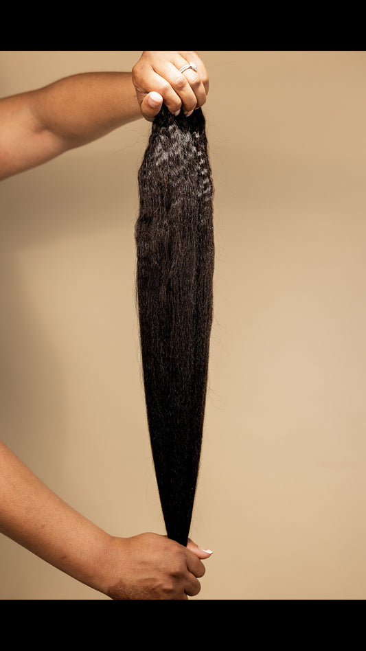 Kinky Straight Seamless Clip Ins